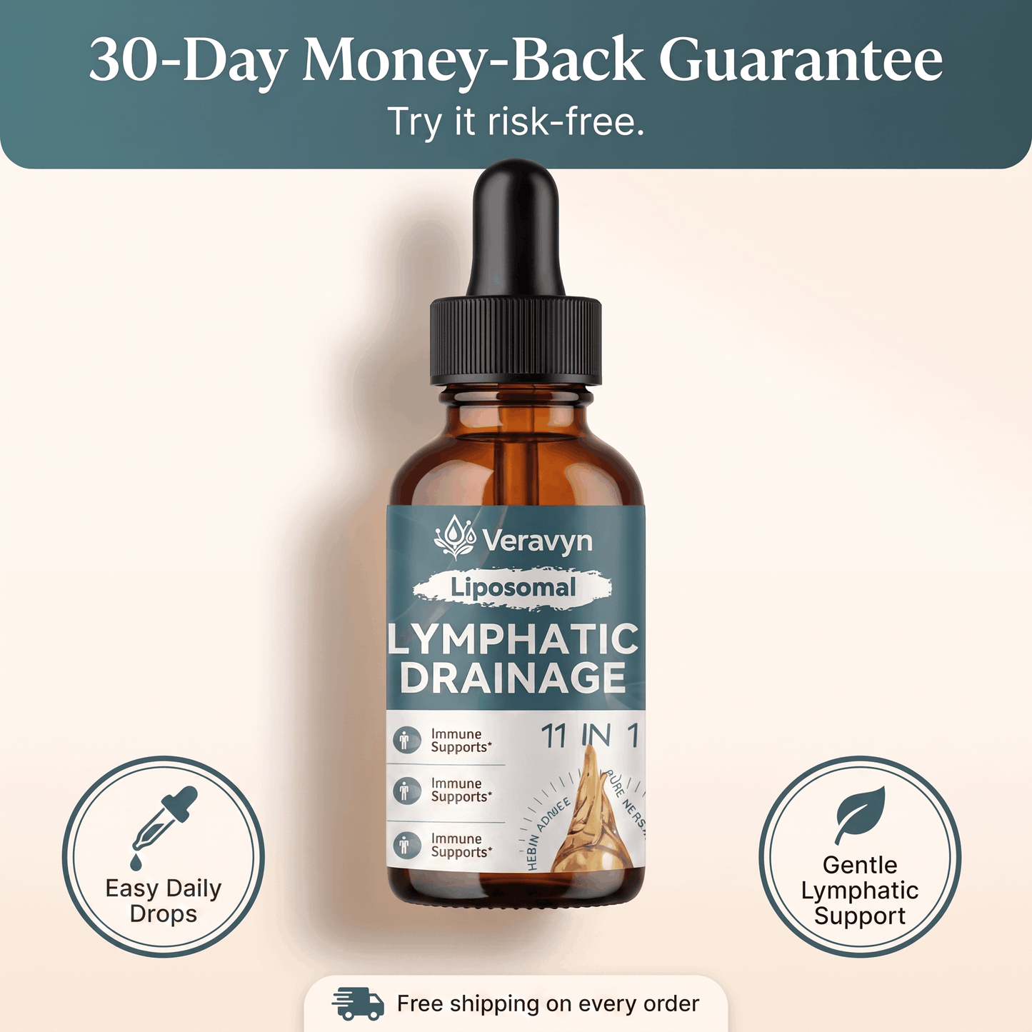 Veravyn Liposomal Lymphatic Drainage Drops