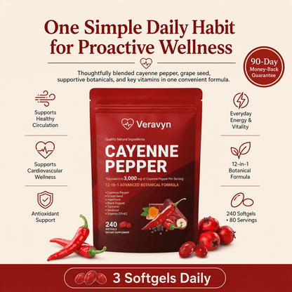 Veravyn Cayenne Pepper Softgels