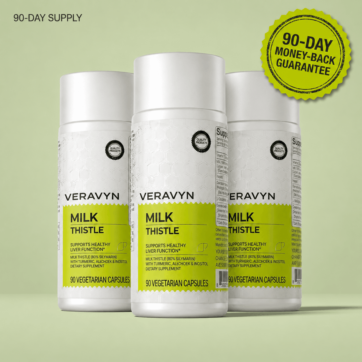 Milk Thistle Daily Liver Support - 80% Silymarin