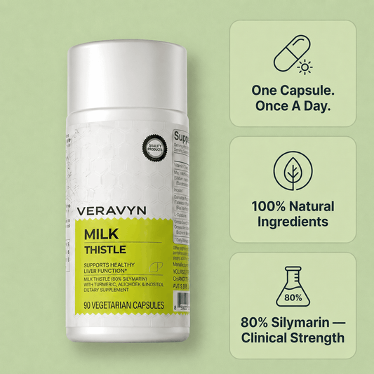 Milk Thistle Daily Liver Support - 80% Silymarin