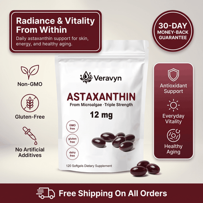 Veravyn Astaxanthin - 12mg Softgels