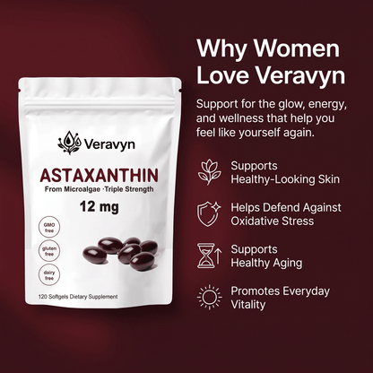 Veravyn Astaxanthin - 12mg Softgels