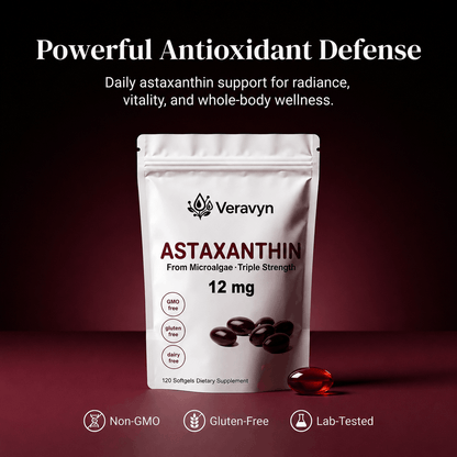Veravyn Astaxanthin - 12mg Softgels