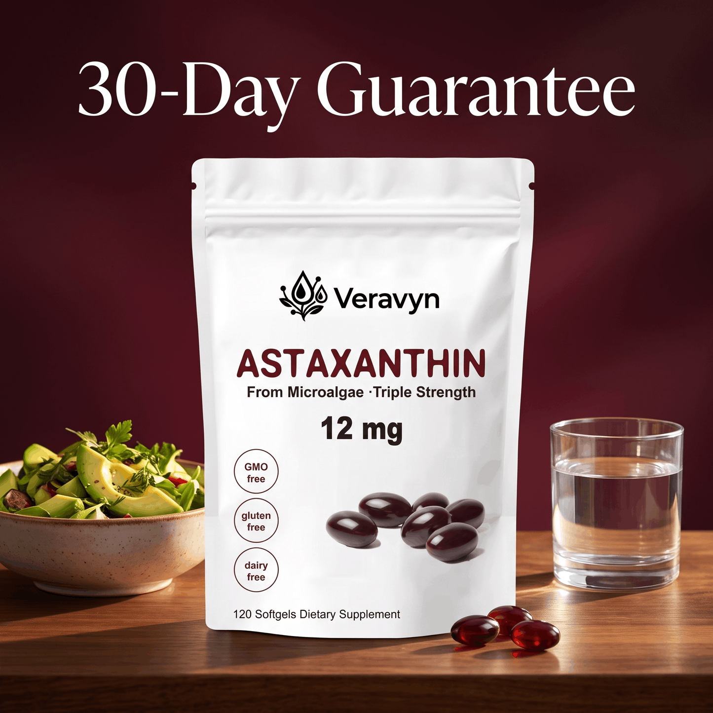 Veravyn Astaxanthin - 12mg Softgels