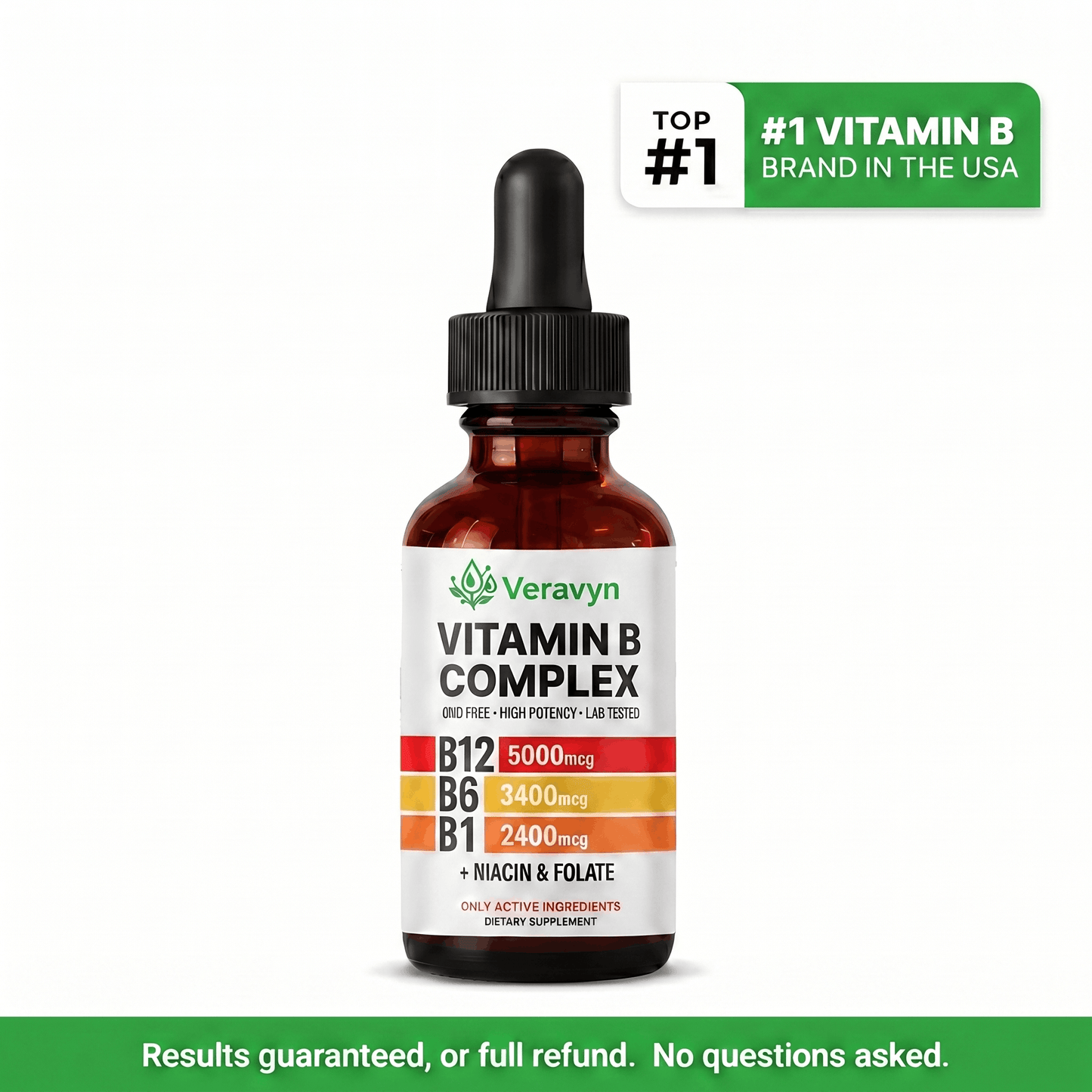 Veravyn 5‑in‑1 Liquid B‑Complex Drops