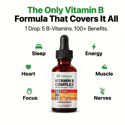 Veravyn 5‑in‑1 Liquid B‑Complex Drops