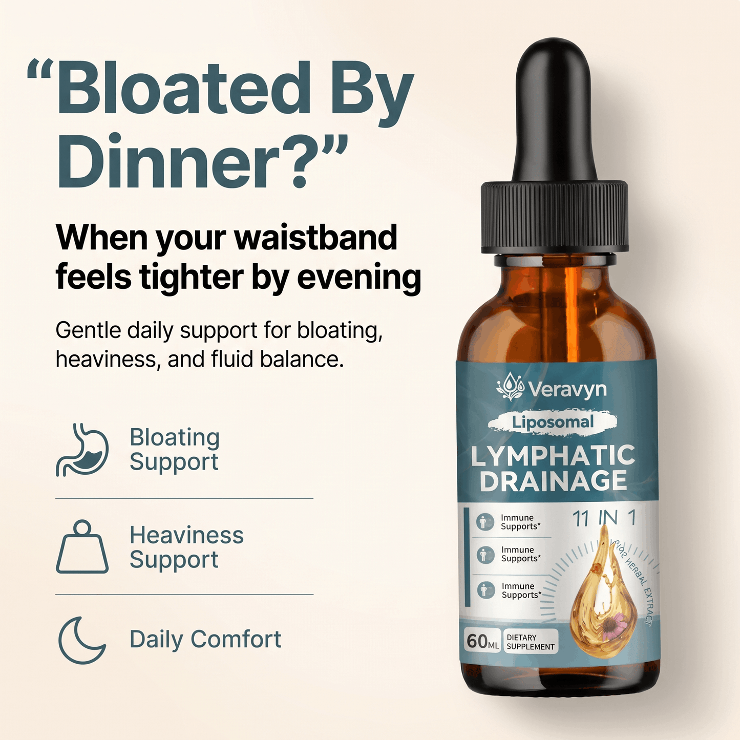 Veravyn Liposomal Lymphatic Drainage Drops