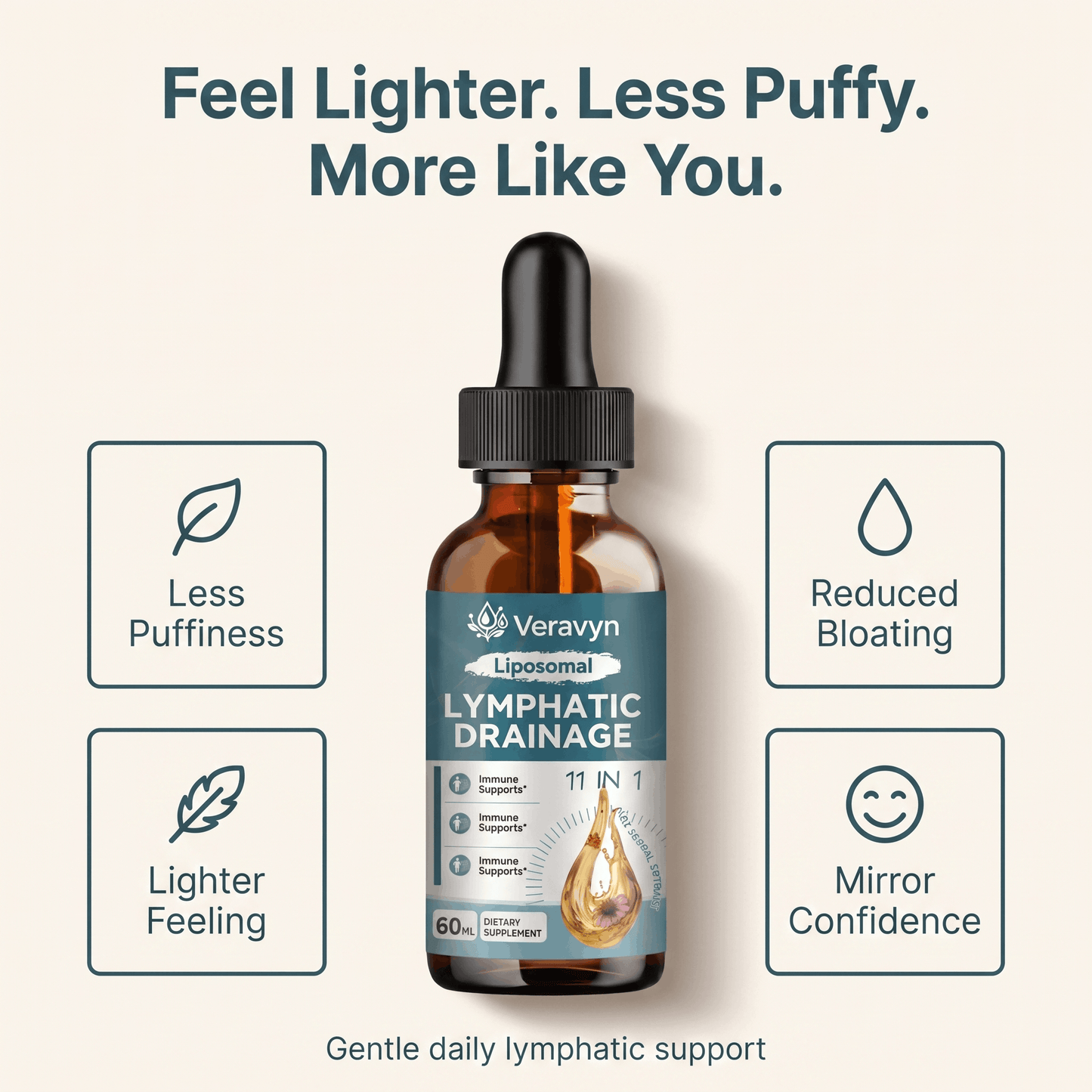 Veravyn Liposomal Lymphatic Drainage Drops