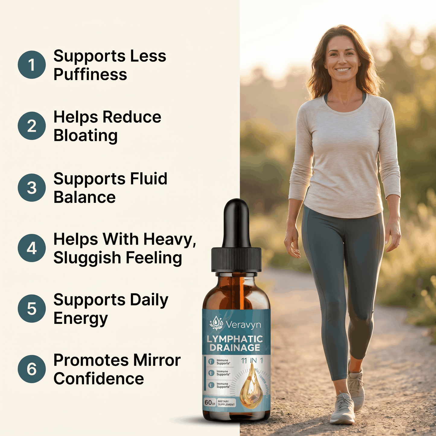 Veravyn Liposomal Lymphatic Drainage Drops